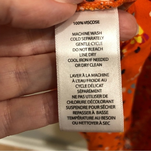 BEACHLUNCHLOUNGE shift style dress with flutter sleeves.  Size M - Picture 7 of 8